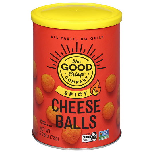 The Good Crisp Company Spicy Cheese Balls 2.75 oz