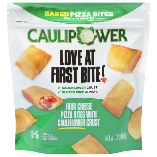 Caulipower Four Cheese Pizza Bites with Cauliflower Crust 7.5 oz