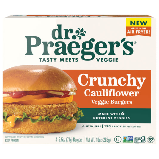 Crunchy Cauliflower Veggie Burger