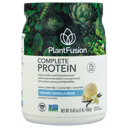 PlantFusion Creamy Vanilla Bean Complete Protein 15.87 oz