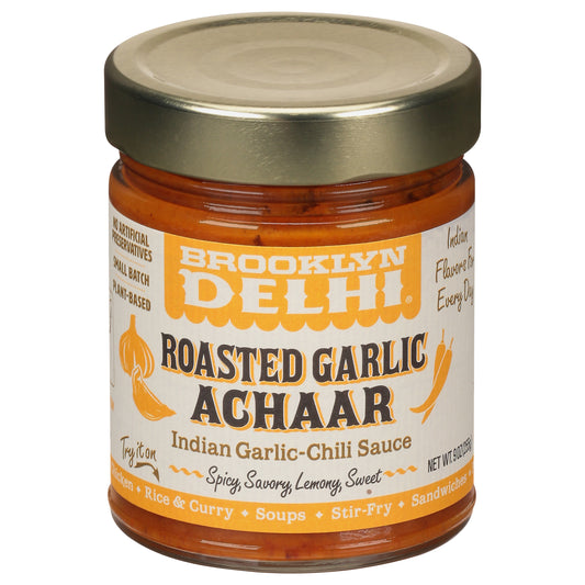 Brooklyn Delhi Roasted Garlic Achaar Indian Chili Sauce 9 oz