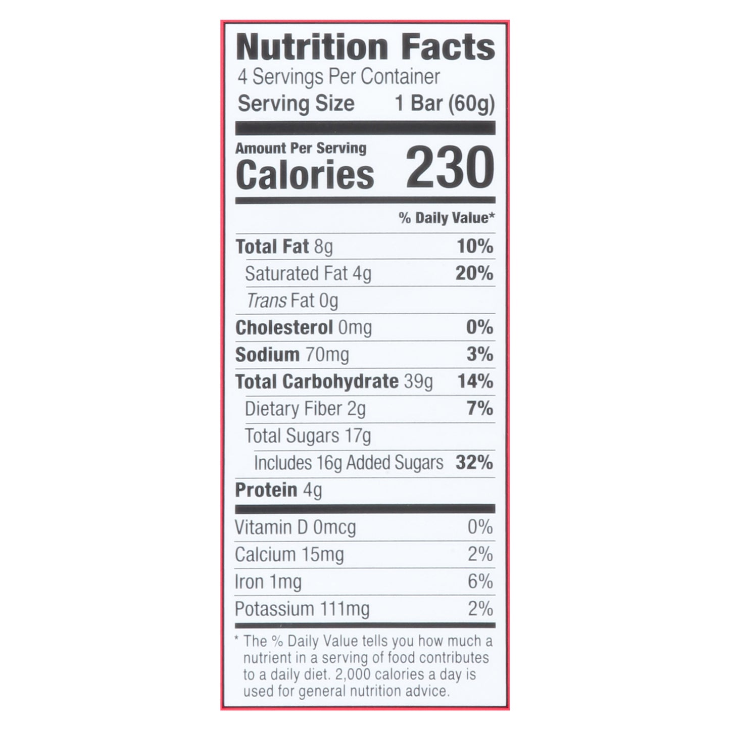 Bobo's Strawberry PB&Js 4 - 2.1 oz Bars