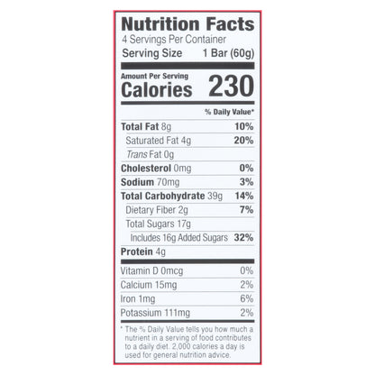 Bobo's Strawberry PB&Js 4 - 2.1 oz Bars