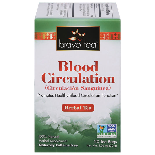 Bravo Tea Blood Circulation Herbal Tea 20 Tea Bags