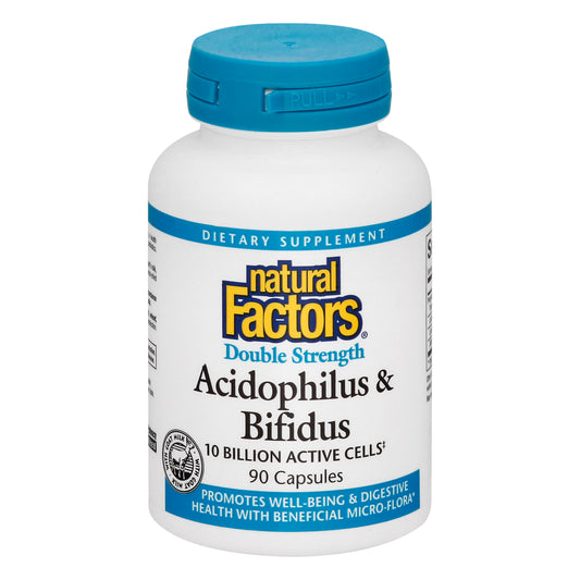Natural Factors Acidophilus & Bifidus 90 capsules