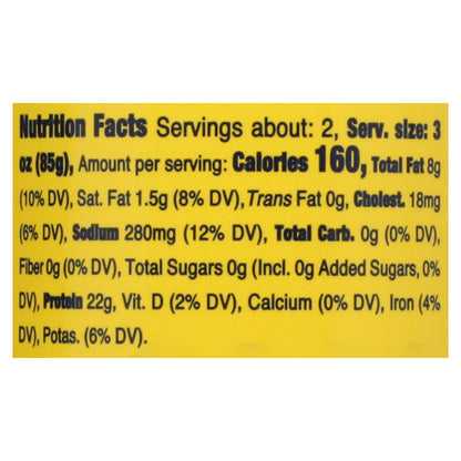 Tonnino Yellowfin Tuna Fillets with Lemon & Pepper in Olive Oil 6.7 oz