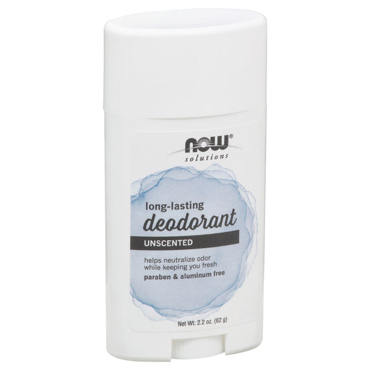 NOW Solutions Long Lasting Unscented Deodorant 2.2 oz