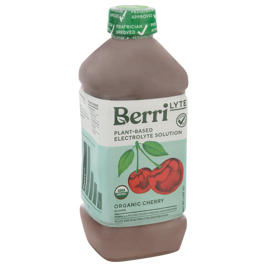 Berri Lyte Organic Cherry Flavor Plant-Based Electrolyte Solution 1.1 qt
