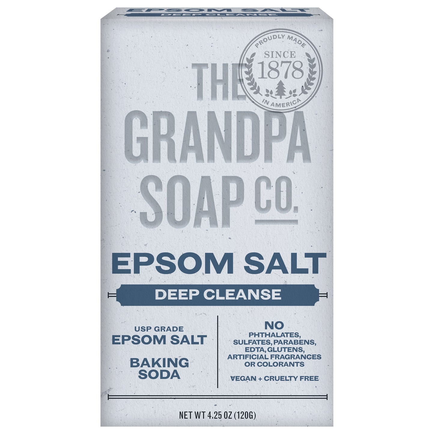 The Grandpa Soap Company Epsom Salt Bar Soap 4.25 Oz
