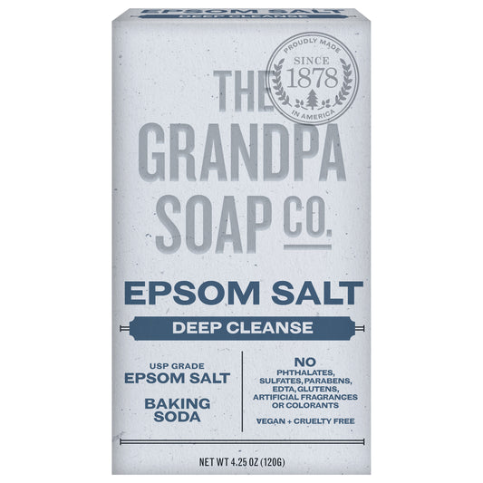 The Grandpa Soap Company Epsom Salt Bar Soap 4.25 Oz