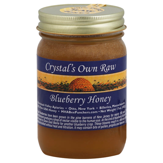 Crystals Own Raw Honey 17 oz