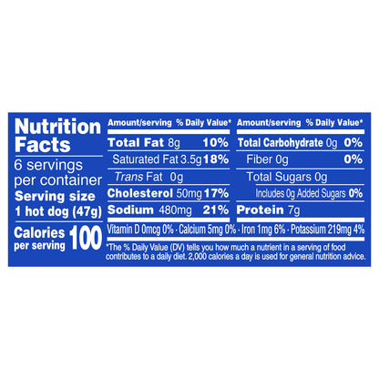 Applegate Great Organic Beef Hot Dog Uncured, 10oz