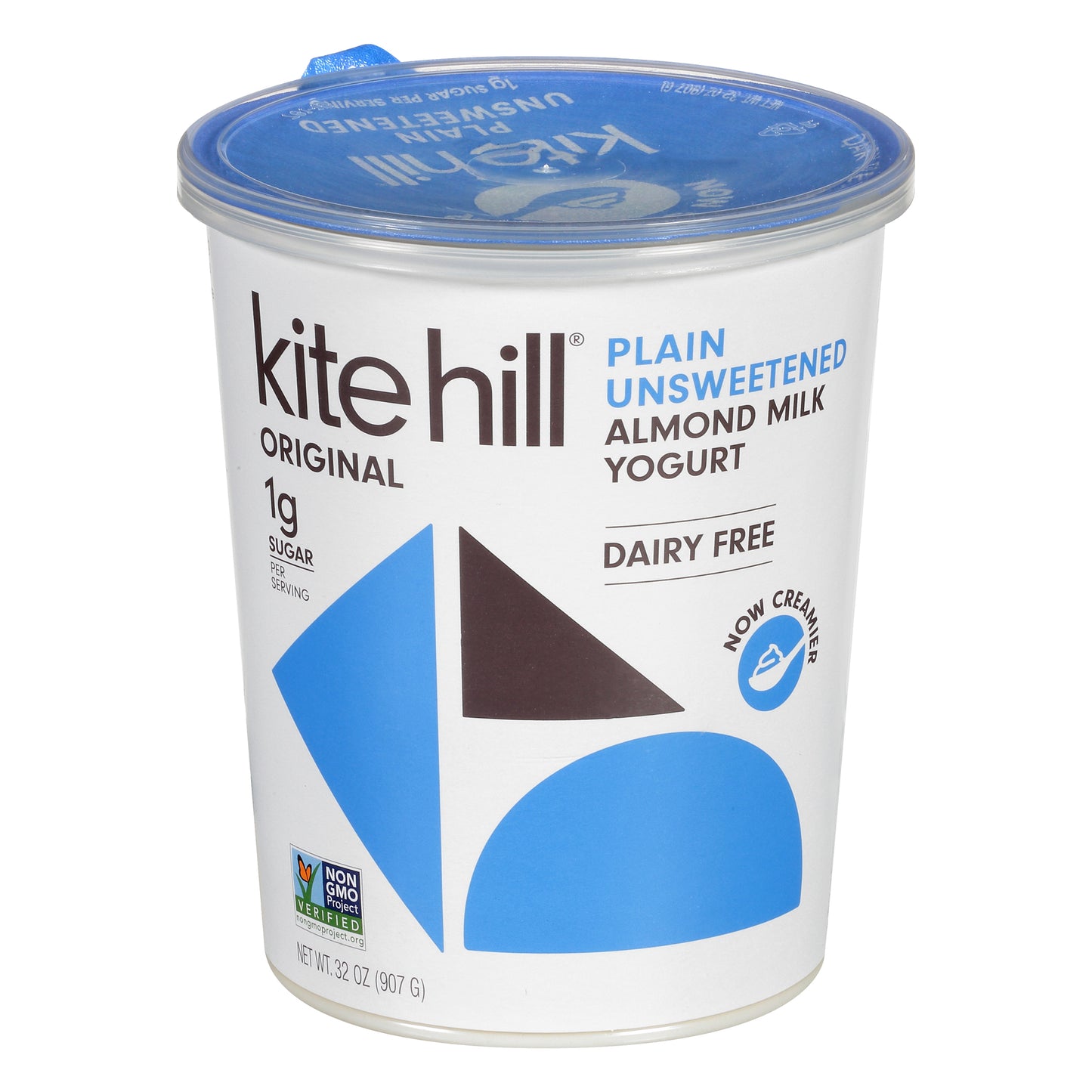 Kite Hill Original Dairy Free Plain Unsweetened Almond Milk Yogurt 32 oz