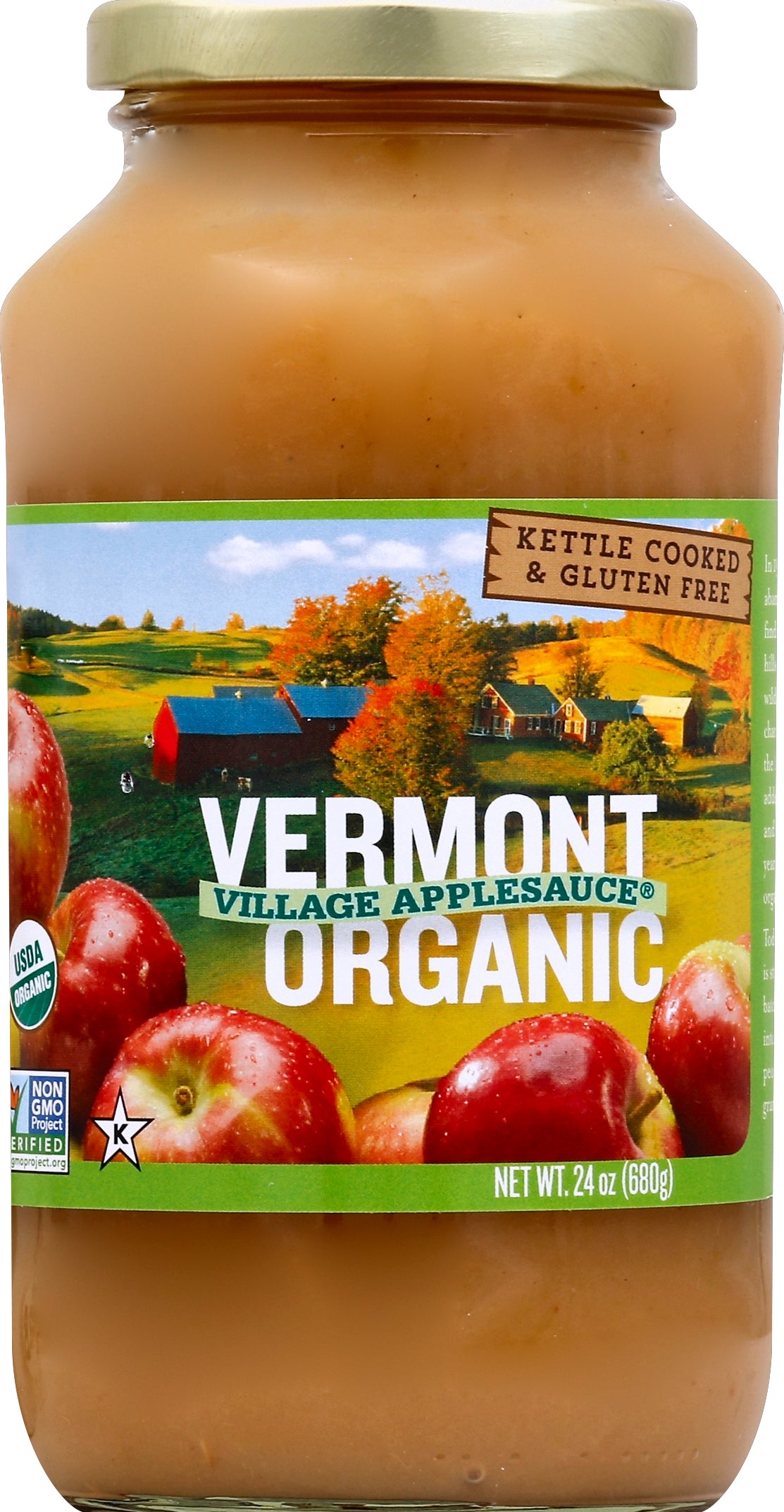 Vermont Village Applesauce 24 oz
