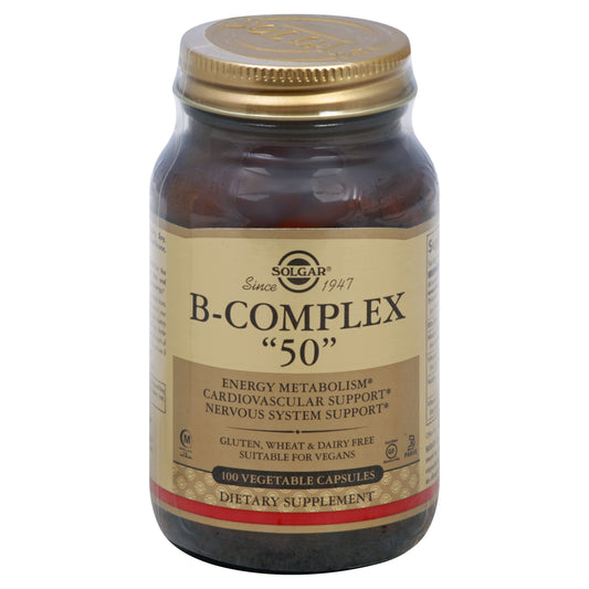 Solgar Vegetable Capsules B-Complex 50 100 ea
