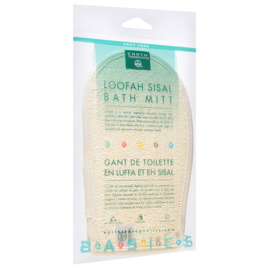 Earth Therapeutics Loofah Sisal Bath Mitt 1 ea
