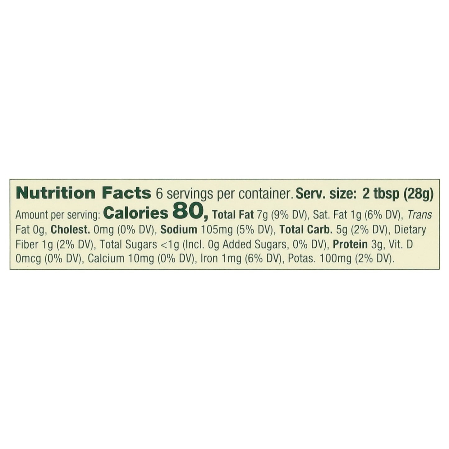 Treeline French-Style Herb Garlic Cashew Cheese 6 oz