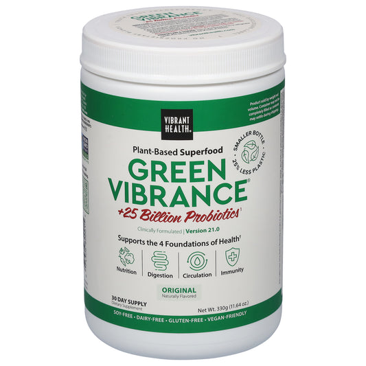 Vibrant Health Green Vibrance Green Vibrance Plant-Based Original Superfood Powder 11.64 oz