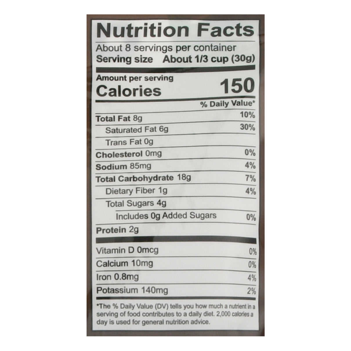 Alter Eco Organic Dark Chocolate Granola 8 oz