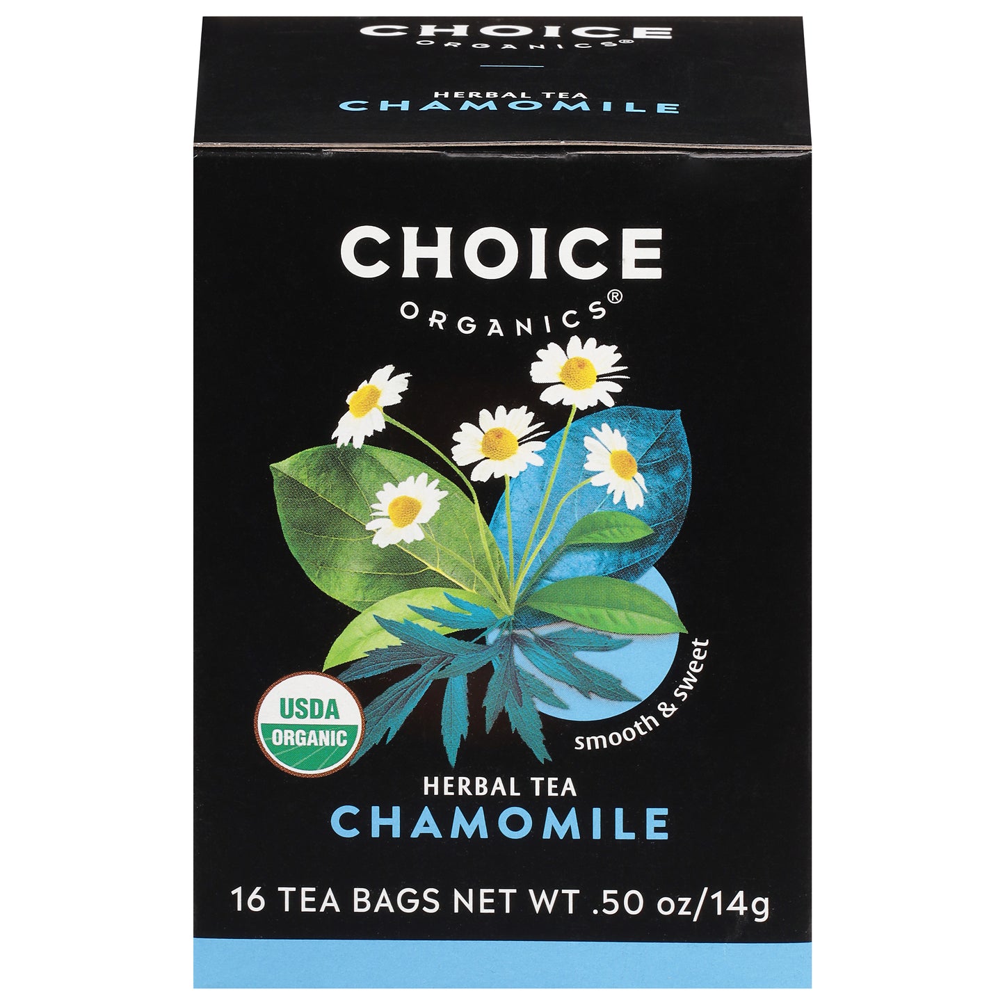 Choice Organics Chamomile Herbal Tea 16 Tea Bags