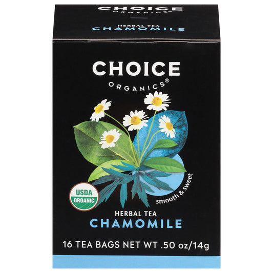 Choice Organics Chamomile Herbal Tea 16 Tea Bags