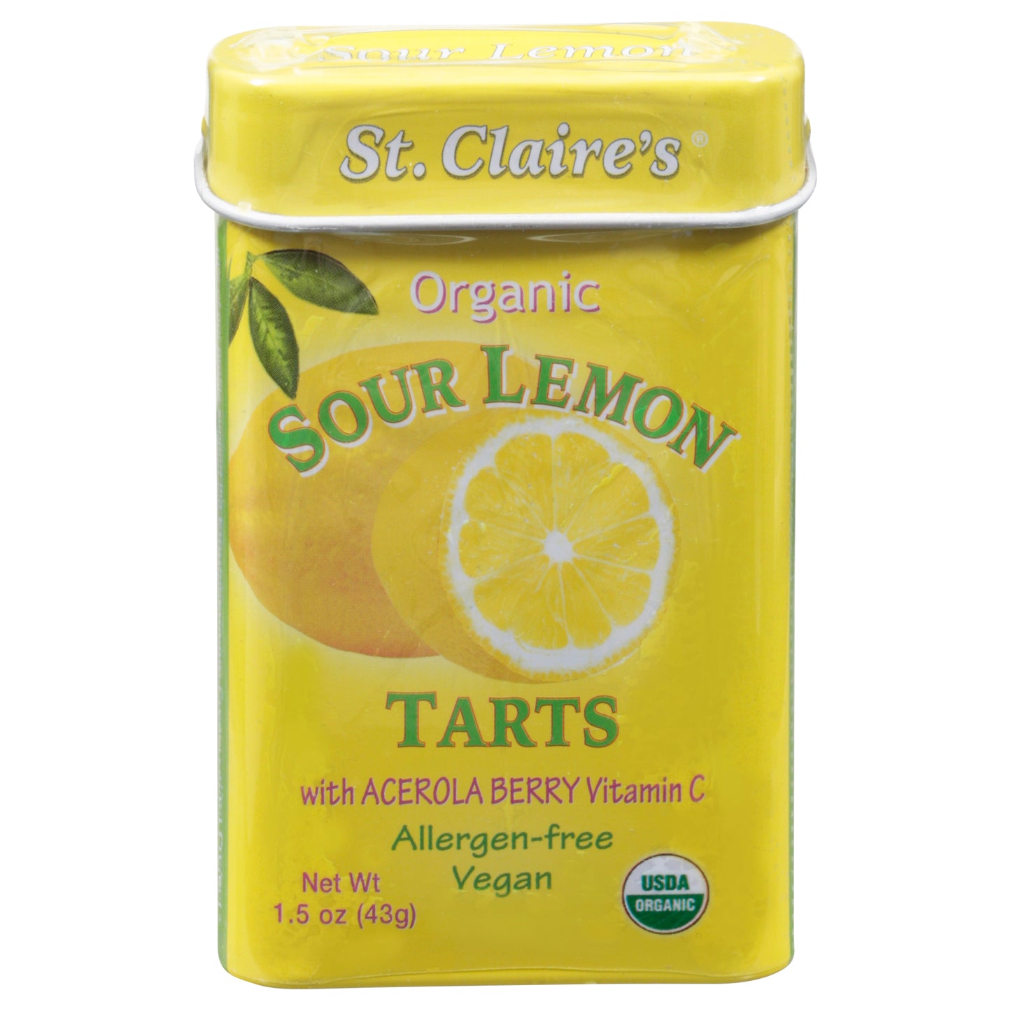 St. Claire's Organic Sour Lemon Tarts 1.5 oz