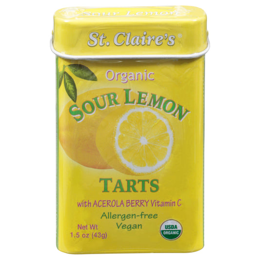 St. Claire's Organic Sour Lemon Tarts 1.5 oz