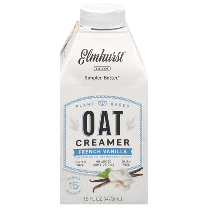 Elmhurst French Vanilla Oat Creamer 16 fl oz