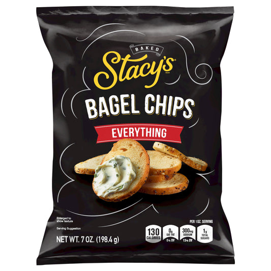 Stacy's Baked Bagel Chips Everything 7 Oz