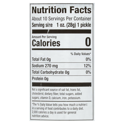Bubbies Baby Kosher Dill Pickles 16 fl oz