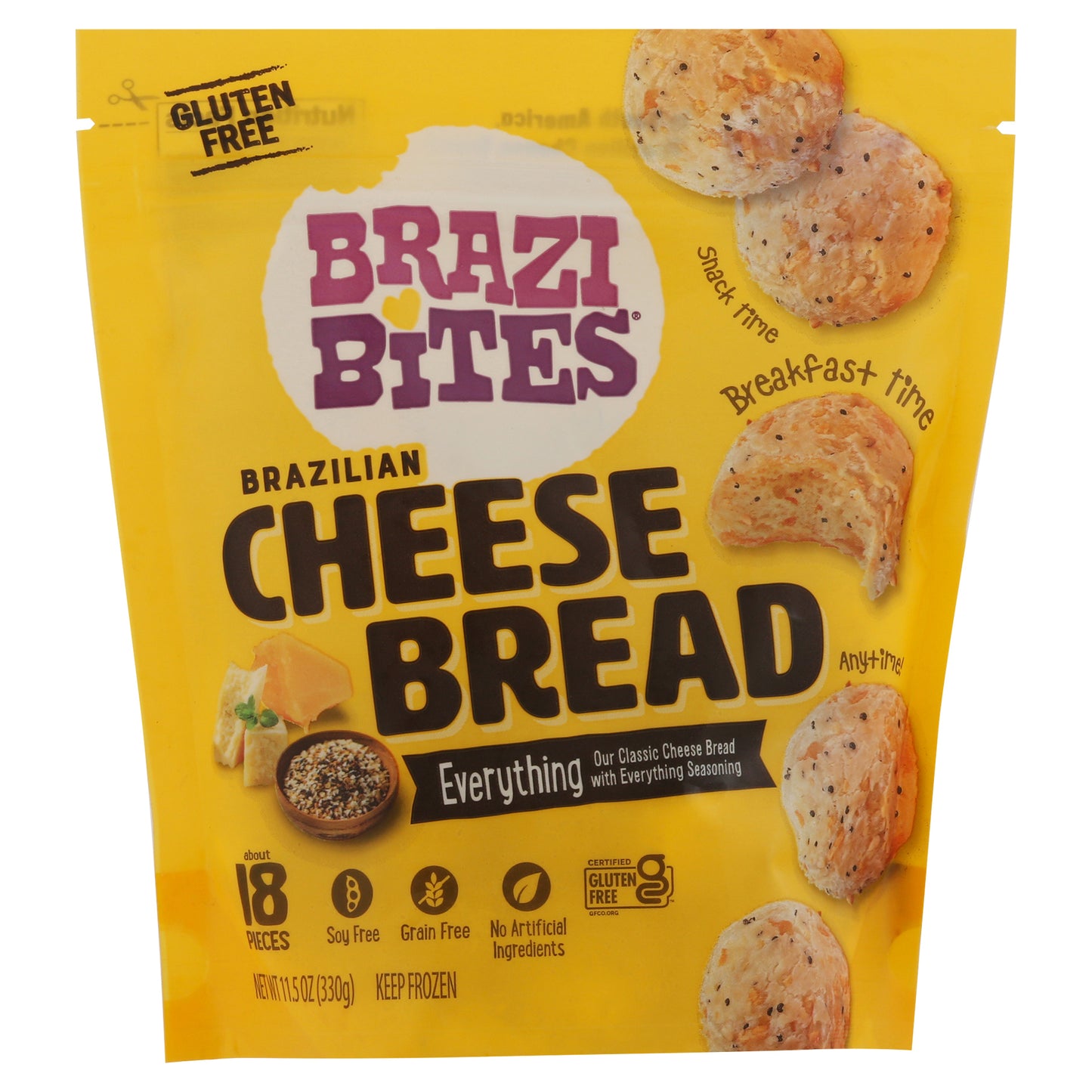 Brazi Bites Everything Brazilian Cheese Bread 11.5 oz