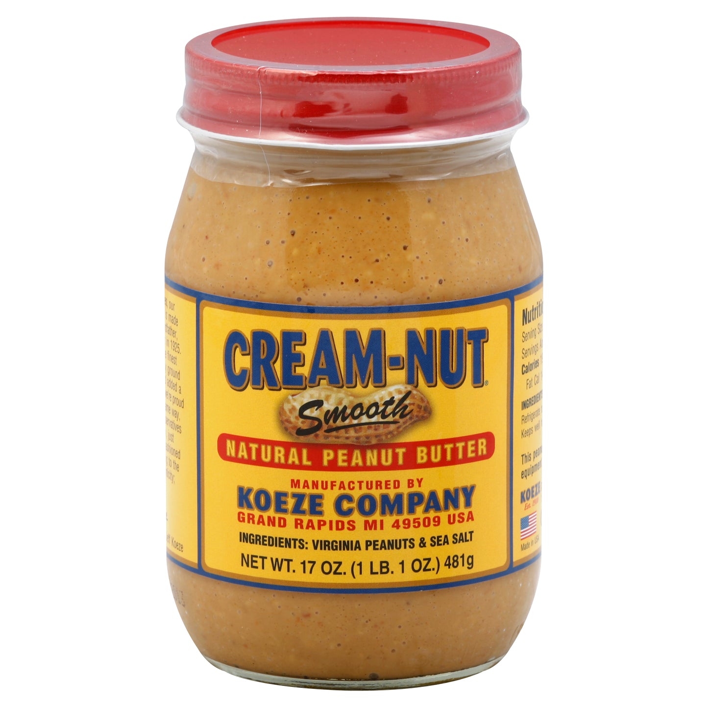 Cream-Nut Peanut Butter 17 oz