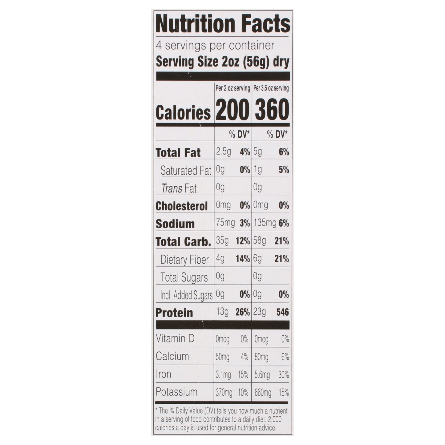 Explore Cuisine Organic Chickpea Fusilli 8 oz