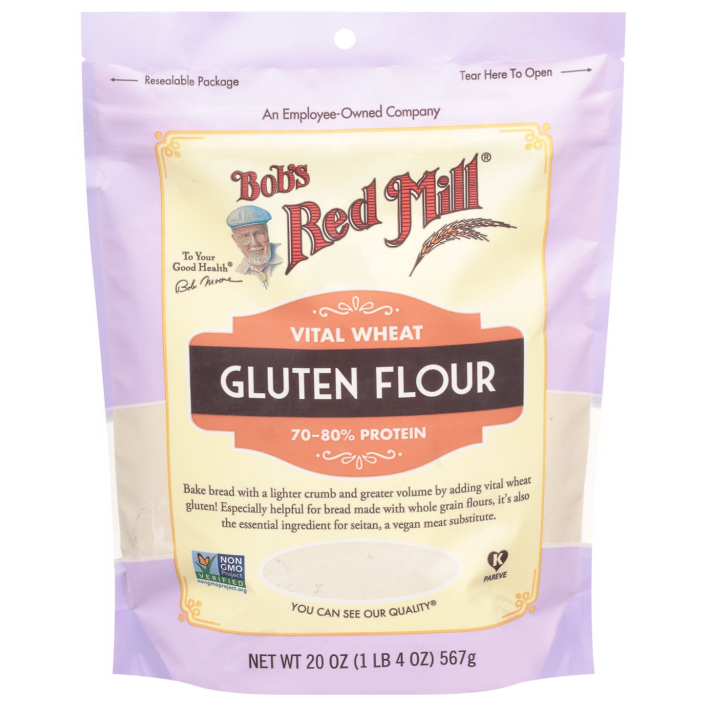 Bob's Red Mill Vital Wheat Gluten Flour 20 oz
