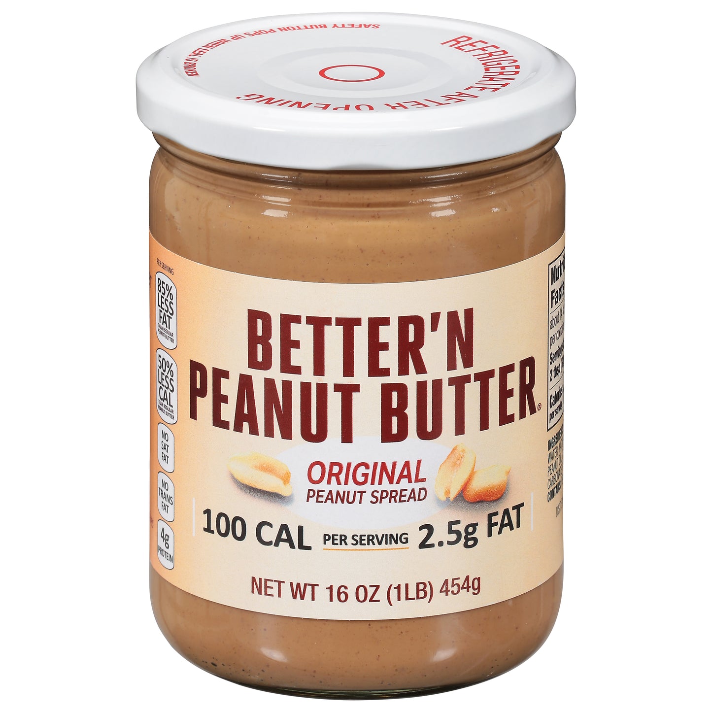 Better'n Peanut Butter Original Peanut Spread 16 oz