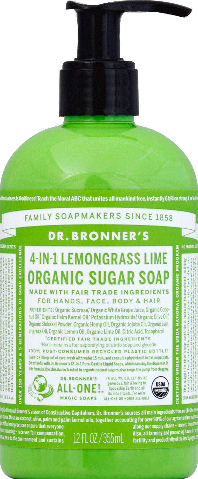 Dr. Bronner's Shikakai Soap 12 oz