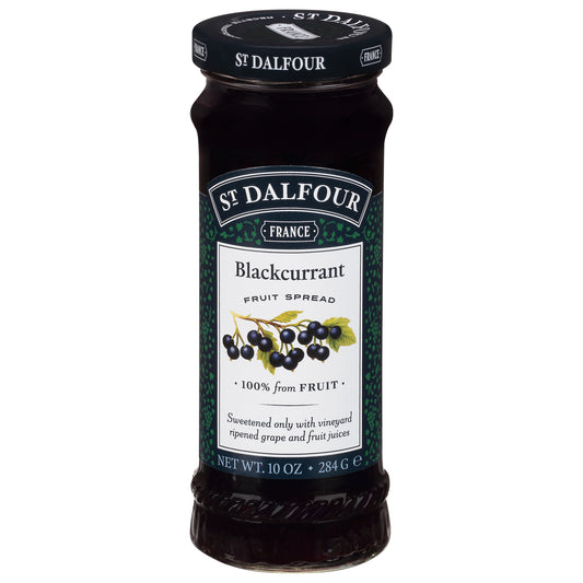 St Dalfour Blackcurrant Fruit Spread 10 oz