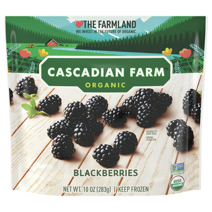 Cascadian Farm Organic Blackberries, Frozen Fruit, 10 oz.