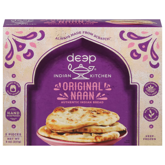 Deep Indian Kitchen Original Naan 3 ea