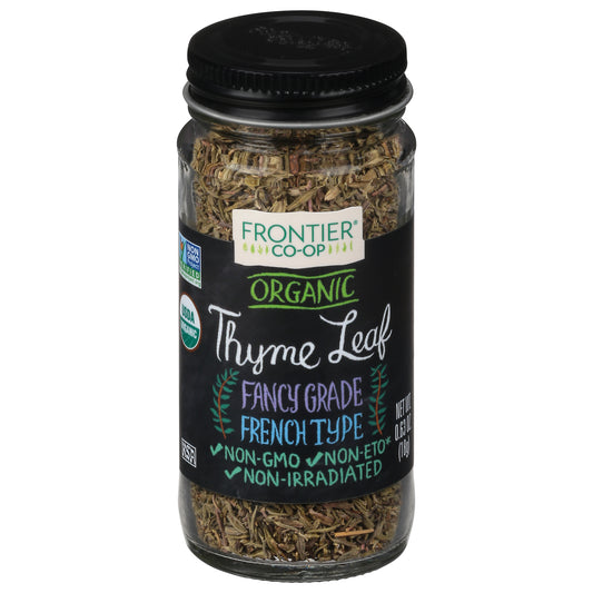 Frontier Co-op Fancy Grade French Type Organic Thyme Leaf 0.63 oz