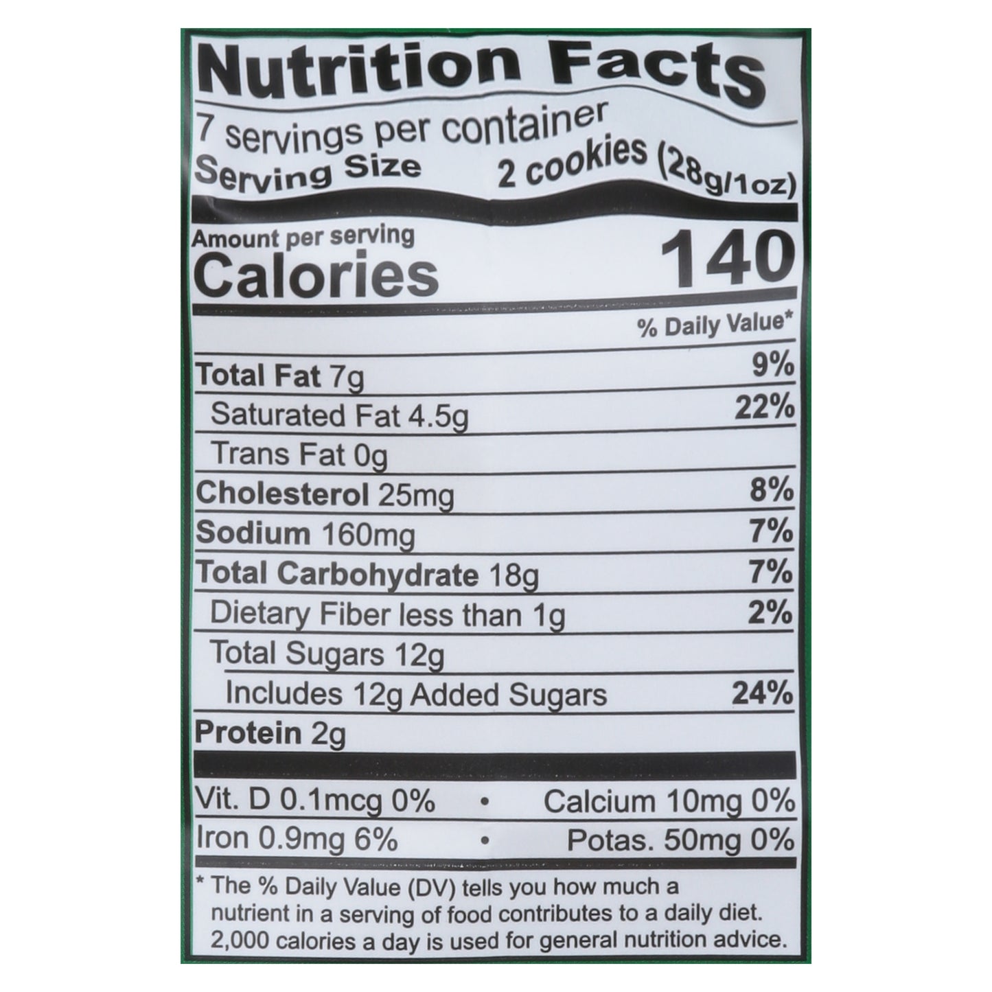 Tate's Bake Shop Chocolate Chip Cookies 7 oz