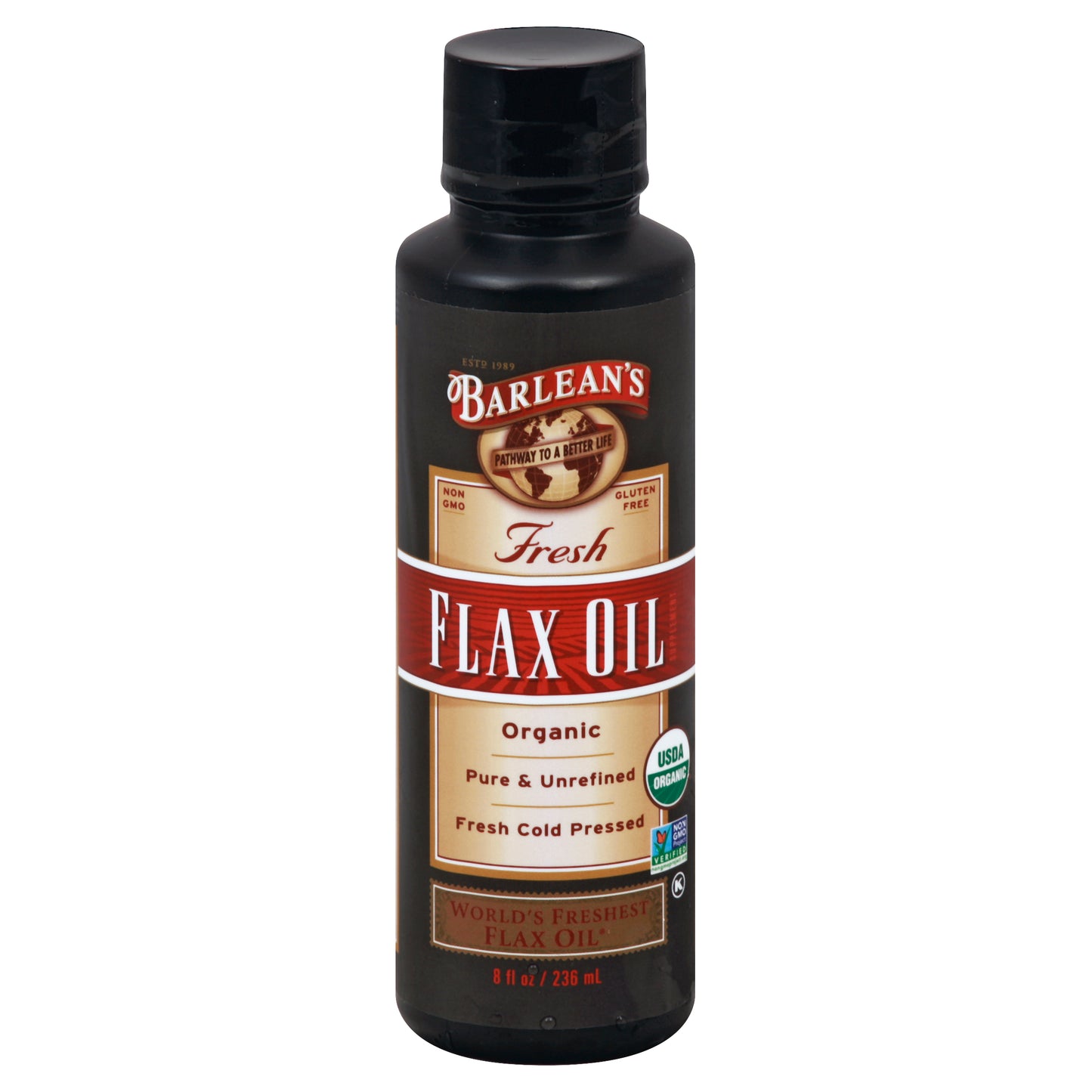 Barleans Flax Oil 8 oz
