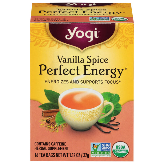 Yogi Perfect Energy Tea Bags Vanilla Spice Tea Bags 16 ea