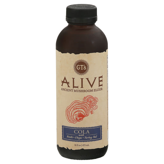 GT's Alive Cola Ancient Mushroom Elixir 16 fl oz