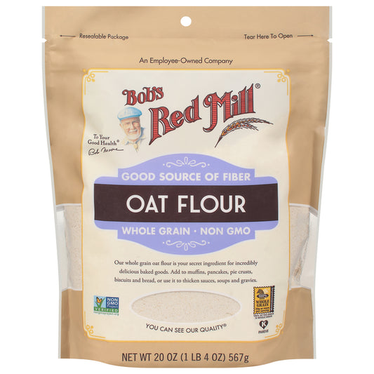 Bob's Red Mill Whole Grain Oat Flour 20 oz