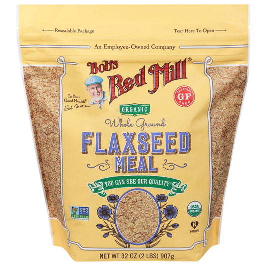 Bob's Red Mill Organic Whole Ground Flaxseed Meal 32 oz