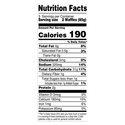 Van's® Frozen Waffle Gluten Free Original 9oz