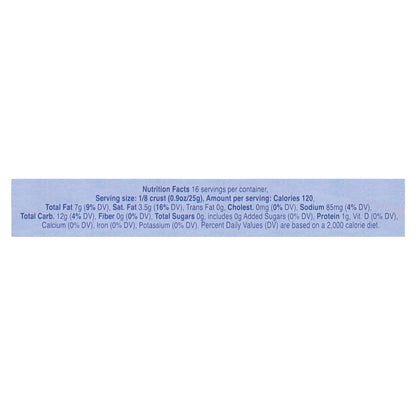 Wholly Wholesome Organic Traditional 9 Inch Pie Shells 2 ea