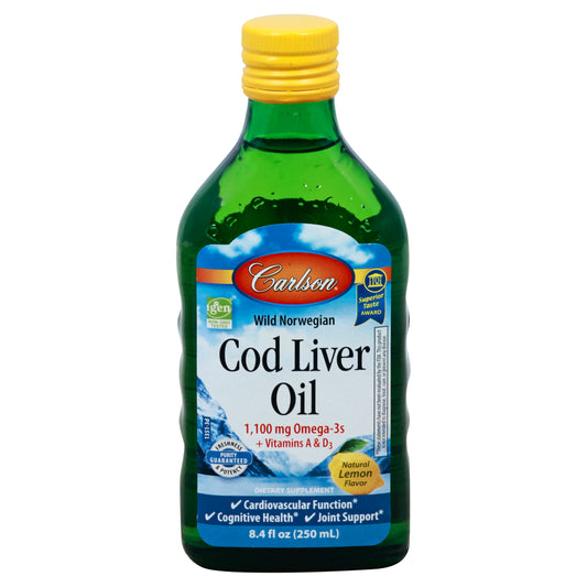 Carlson Cod Liver Oil 8.4 oz
