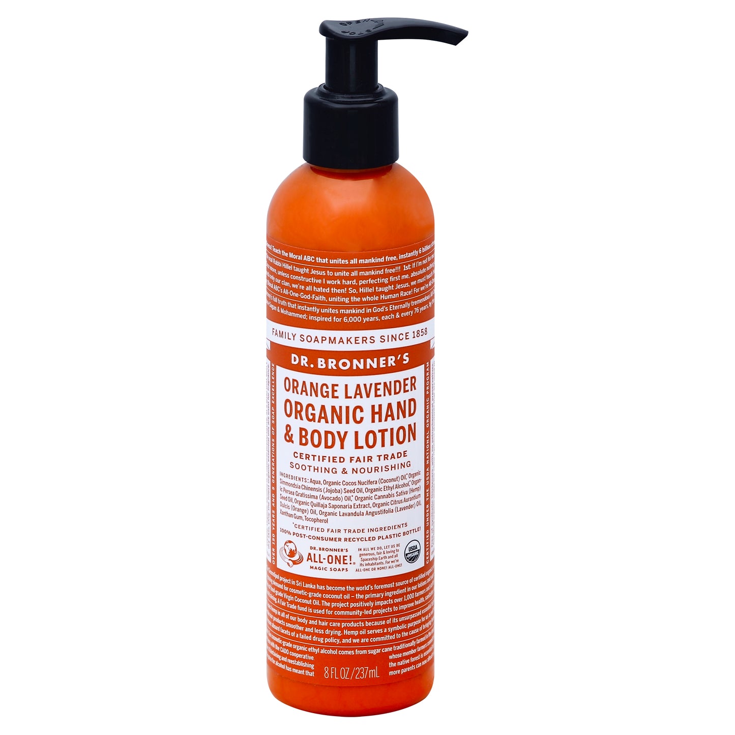 Dr. Bronner's Hand & Body Lotion 8 oz